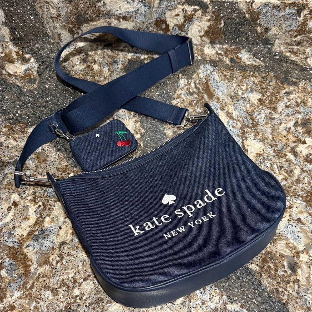 Kate Spade Denim Blue Shoulder Bag